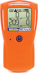 Show details for Gas Detector Gas 4 w/ Pump Gas Clip Technologies - H2S, CO, O2, LEL Picture of Gas Detector Gas 4 w/ Pump Gas Clip Technologies - H2S, CO, O2, LEL