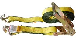 Show details for Tie Down Ratchet w/ Strap 2” x 27’ – Hooks Wire Picture of Tie Down Ratchet w/ Strap 2” x 27’ – Hooks Wire