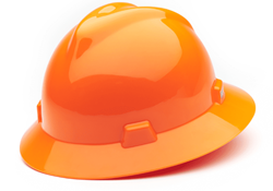 Show details for Hard Hat Full-Brim w/ Fas-Trac Suspension – Hi-Viz Picture of Hard Hat Full-Brim w/ Fas-Trac Suspension – Hi-Viz