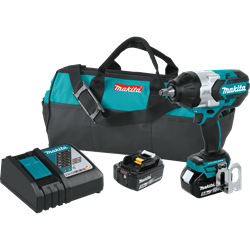 Show details for 18V LXT Lithium-Ion Brushless Cordless High Torque 1/2" Sq. Drive Impact Wrench Kit w/ Friction Ring Anvil (5.0Ah) Picture of 18V LXT Lithium-Ion Brushless Cordless High Torque 1/2" Sq. Drive Impact Wrench Kit w/ Friction Ring Anvil (5.0Ah)