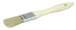 Show details for 1"  Vortec Pro Chip & Oil Brush, White Bristle, 1-1/2" Trim Length, Wood Handle Picture of 1"  Vortec Pro Chip & Oil Brush, White Bristle, 1-1/2" Trim Length, Wood Handle