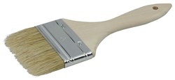 Show details for 3" Vortec Pro Chip & Oil Brush, White Bristle, 1-3/4" Trim Length, Wood Handle Picture of 3" Vortec Pro Chip & Oil Brush, White Bristle, 1-3/4" Trim Length, Wood Handle