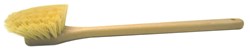 Show details for 20" Utility Scrub Brush, White Tampico Fill, Long Handle, Foam Block Picture of 20" Utility Scrub Brush, White Tampico Fill, Long Handle, Foam Block