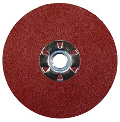 Show details for 5" Wolverine AO Resin Fiber Disc 120AO Grit 5/8-11 UNC Picture of 5" Wolverine AO Resin Fiber Disc 120AO Grit 5/8-11 UNC