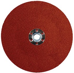 Show details for 7" Tiger Ceramic Resin Fiber Disc 36C Grit 5/8-11 UNC Picture of 7" Tiger Ceramic Resin Fiber Disc 36C Grit 5/8-11 UNC