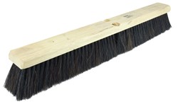 Show details for 24" Medium Sweep Floor Brush, Horsehair & Polystyrene Border w/Black Polypropylene Picture of 24" Medium Sweep Floor Brush, Horsehair & Polystyrene Border w/Black Polypropylene