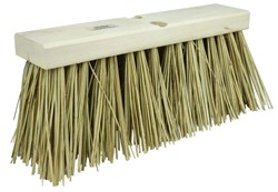 Show details for 16" Street Broom, 6-1/4" Trim Length, Natural Palmyra Fill Picture of 16" Street Broom, 6-1/4" Trim Length, Natural Palmyra Fill