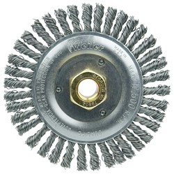 Show details for Dually 5" Root Pass Weld Cleaning Brush, .020" Steel Wire Fill, 5/8"-11 UNC Double-Hex Nut Picture of Dually 5" Root Pass Weld Cleaning Brush, .020" Steel Wire Fill, 5/8"-11 UNC Double-Hex Nut