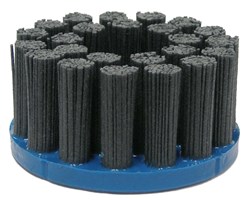 Show details for 5" Nylox Disc Brush, Crimped Filament, .035/180SC Fill, 7/8" Arbor Hole Picture of 5" Nylox Disc Brush, Crimped Filament, .035/180SC Fill, 7/8" Arbor Hole