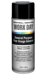 Show details for Paint Aerosol Workday – Black Gloss Picture of Paint Aerosol Workday – Black Gloss
