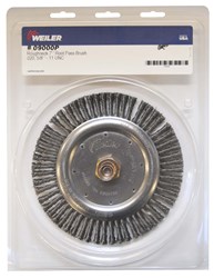 Show details for Roughneck 7" Root Pass Weld Cleaning Brush, .020" Steel Wire Fill, 5/8"-11 UNC Nut, Retail Pack Picture of Roughneck 7" Root Pass Weld Cleaning Brush, .020" Steel Wire Fill, 5/8"-11 UNC Nut, Retail Pack