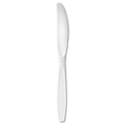 Show details for Utensil Knife Weight Heavy Style Clear – 100ct.  Picture of Utensil Knife Weight Heavy Style Clear – 100ct.