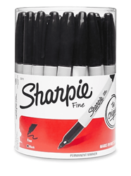 Show details for Sharpie Marker Standard Black – 36pack  Picture of Sharpie Marker Standard Black – 36pack