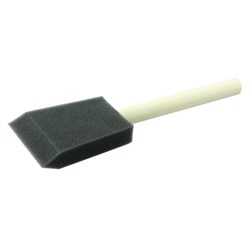 Show details for 2" Foam Applicator Brush, 2-5/8" Length, Wood Handle Picture of 2" Foam Applicator Brush, 2-5/8" Length, Wood Handle