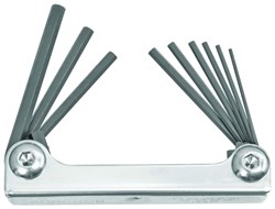 Show details for Set 7 Hex Metal Handle Fold-up Tools 1.5-6mm Picture of Set 7 Hex Metal Handle Fold-up Tools 1.5-6mm