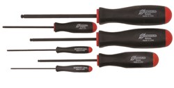 Show details for Set 6 Ball End Screwdrivers 1.5-5mm Picture of Set 6 Ball End Screwdrivers 1.5-5mm