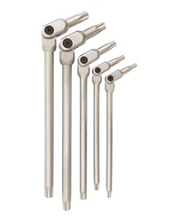 Show details for Set 5 Chrome TORX HEX-PRO T25-T50, In Clamshell Picture of Set 5 Chrome TORX HEX-PRO T25-T50, In Clamshell