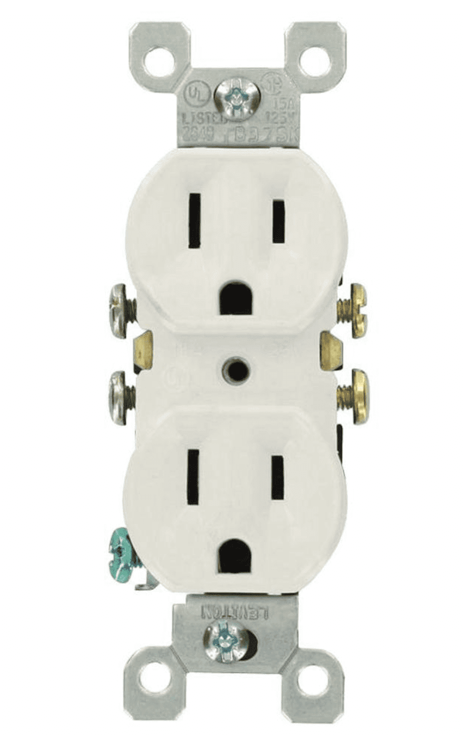 Picture of Leviton Shallow Grounded Duplex Outlet