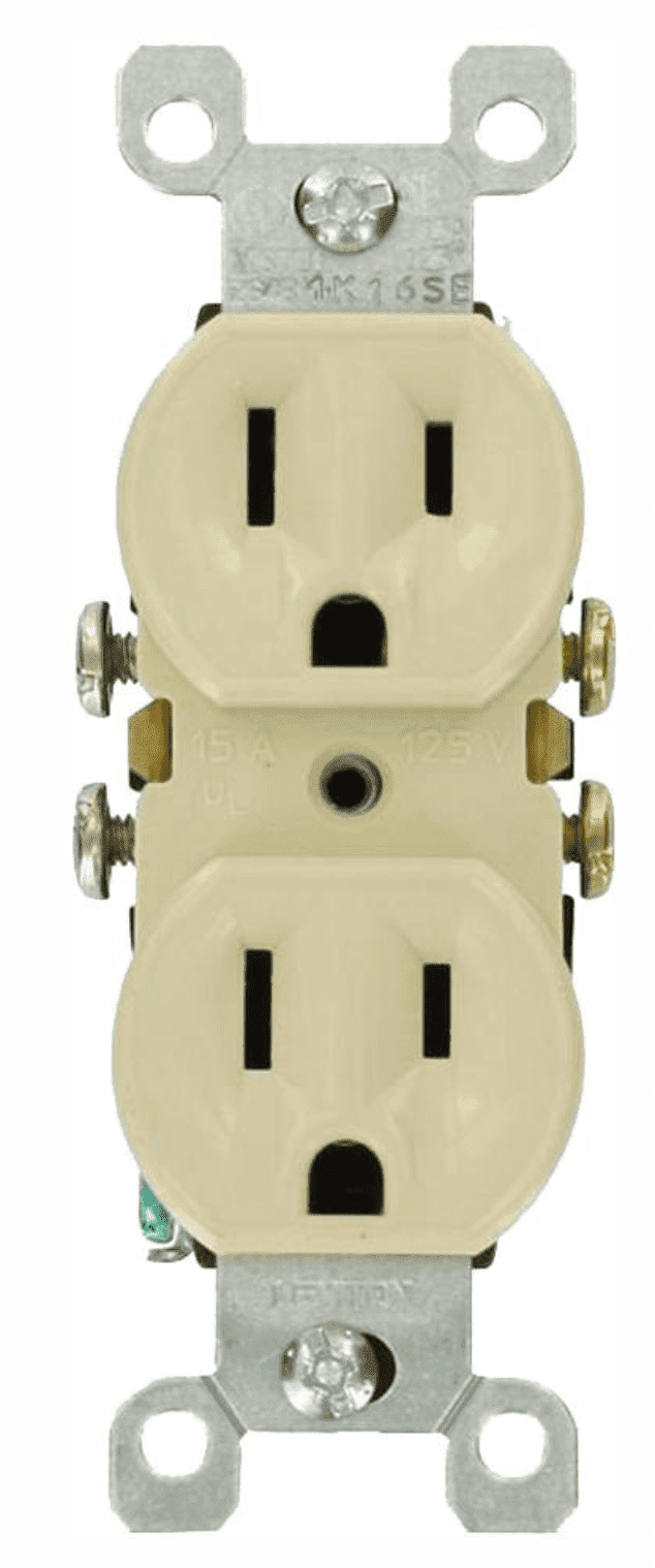 Picture of Leviton Shallow Grounded Duplex Outlet