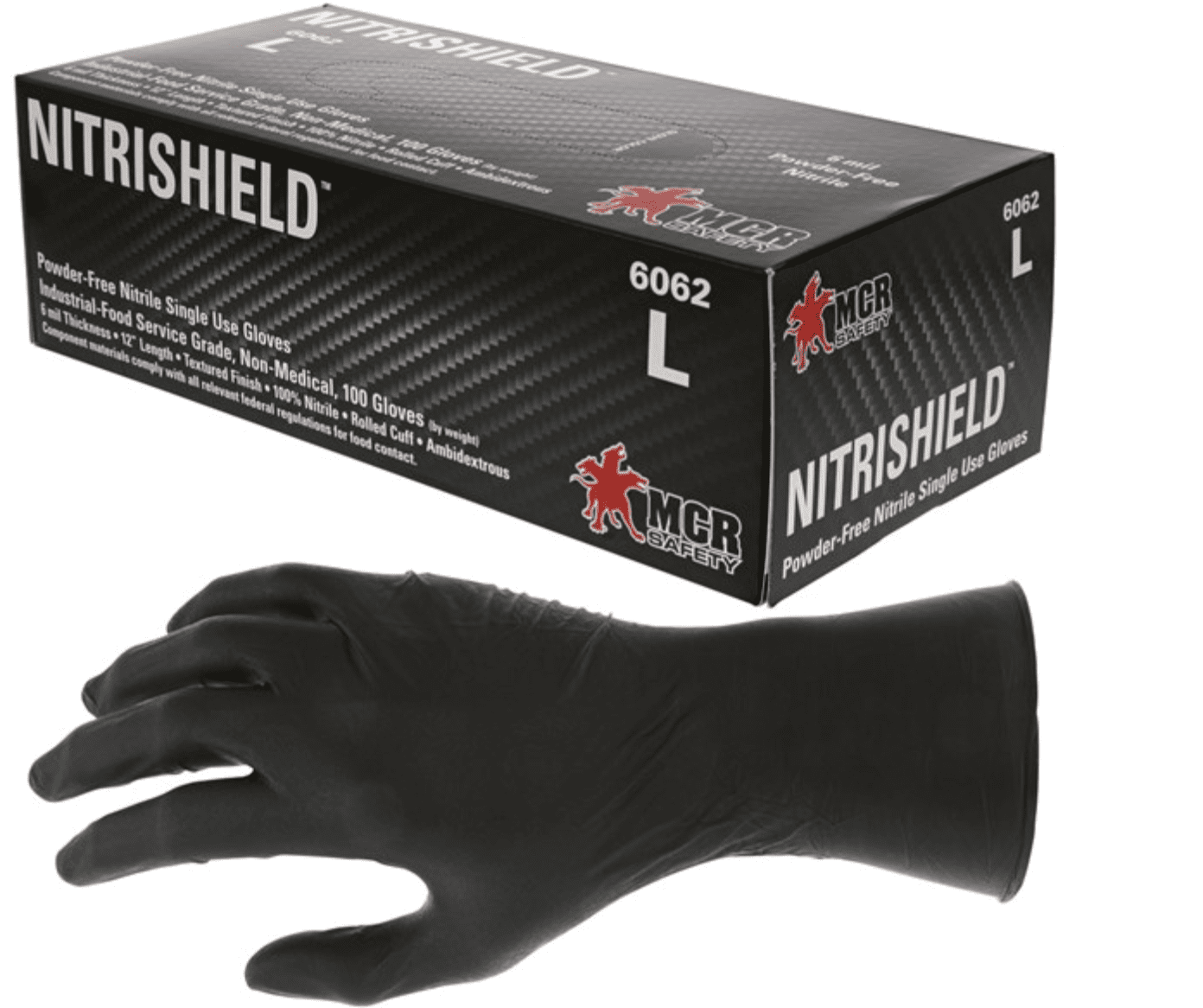 Picture of Disposable Chemical Glove Nitrile 6mil. Non-Powdered Textured – XL