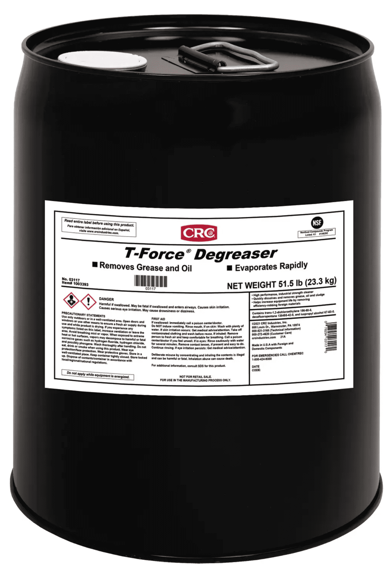 Picture of T-Force Degreaser, 5 Gal