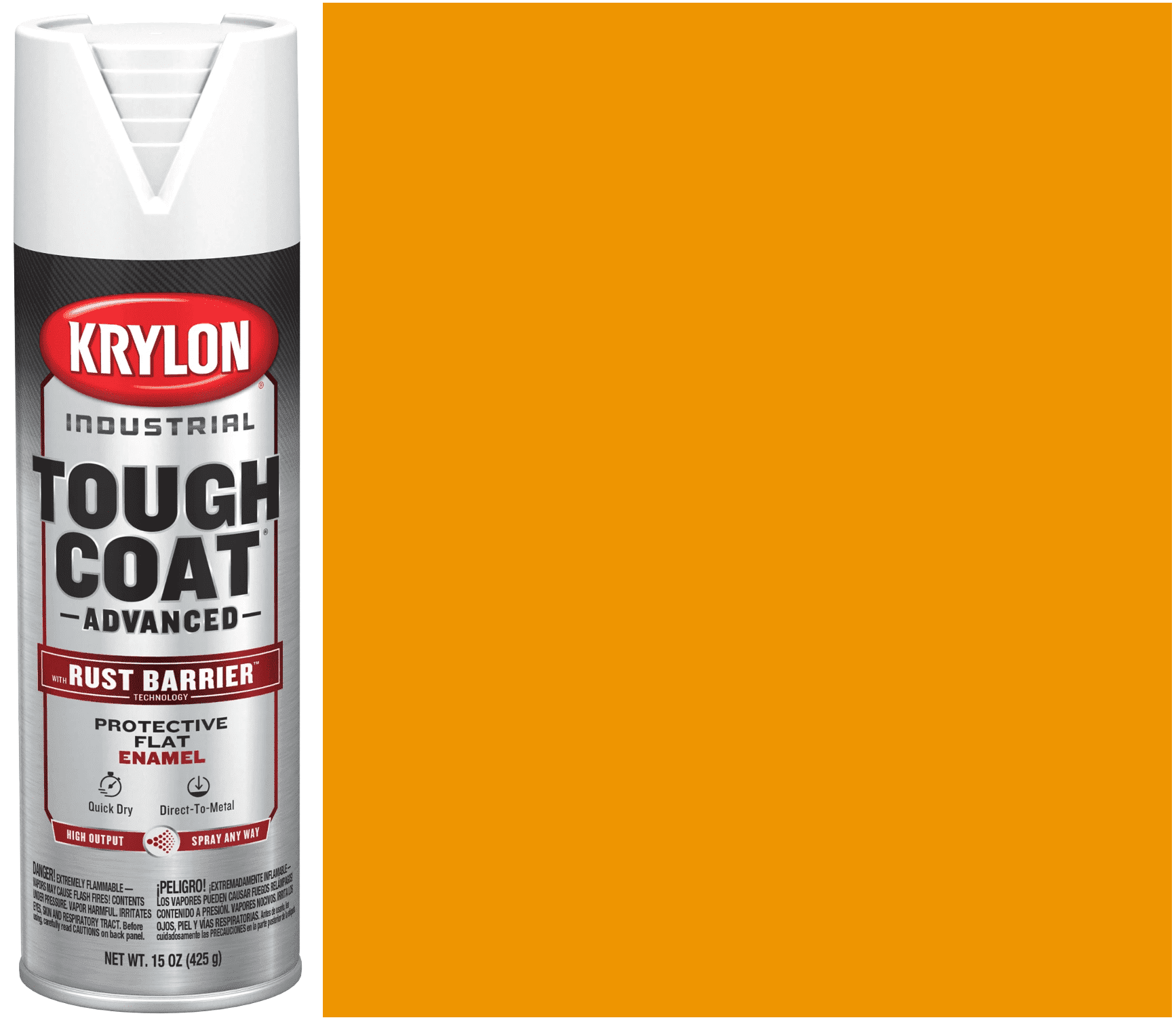 Picture of Paint Aerosol Tough Coat Advanced Krylon - Equipment Yellow Gloss