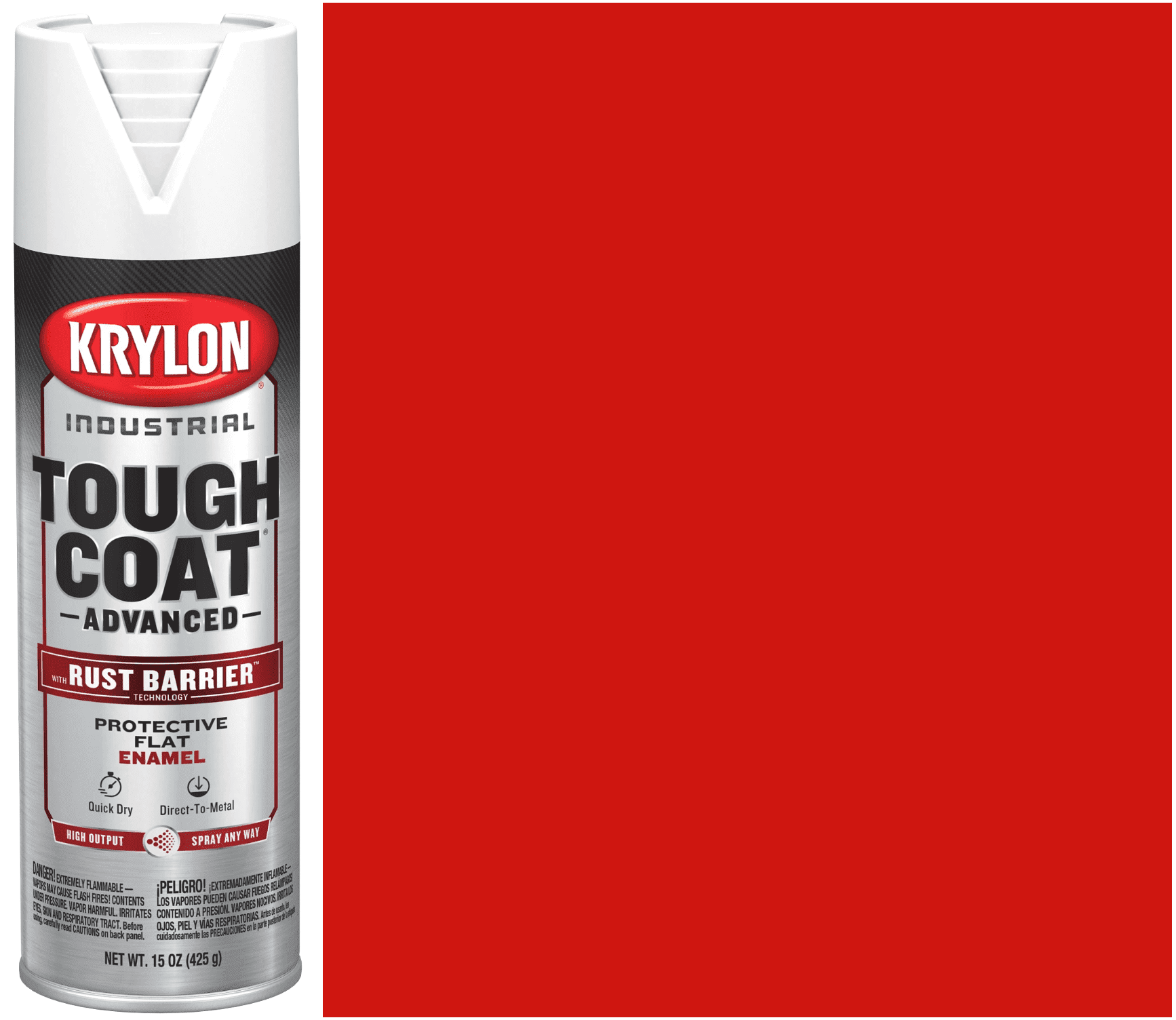 Picture of Paint Aerosol Tough Coat Advanced Krylon - Bright Red Gloss