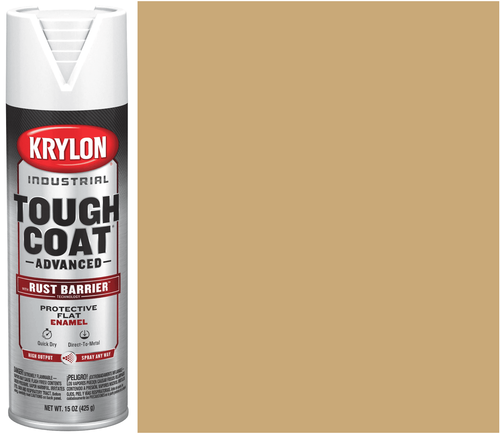 Picture of Paint Aerosol Tough Coat Advanced Krylon - Tan Gloss