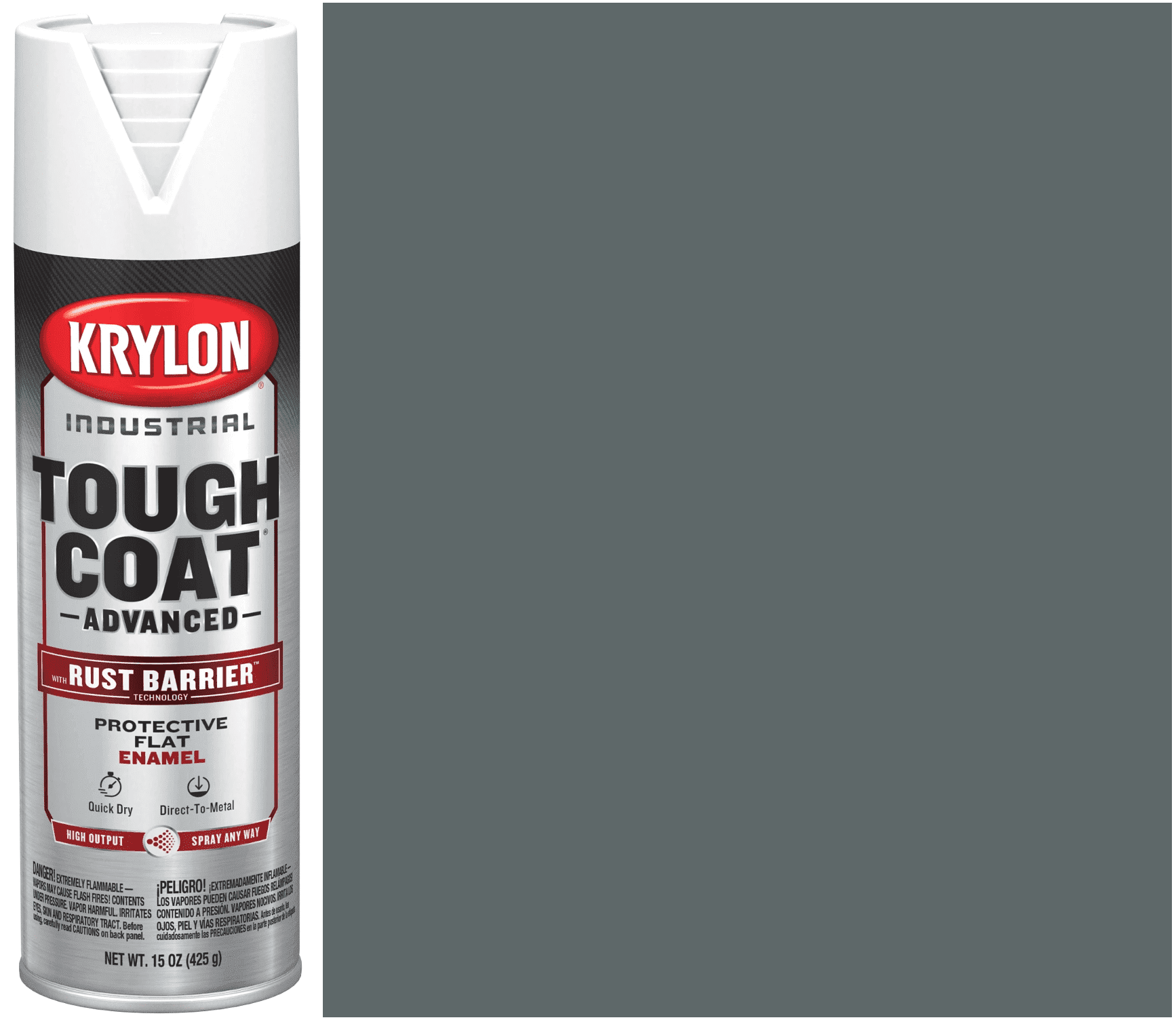 Picture of Paint Aerosol Tough Coat Advanced Krylon - Meter Gray Gloss