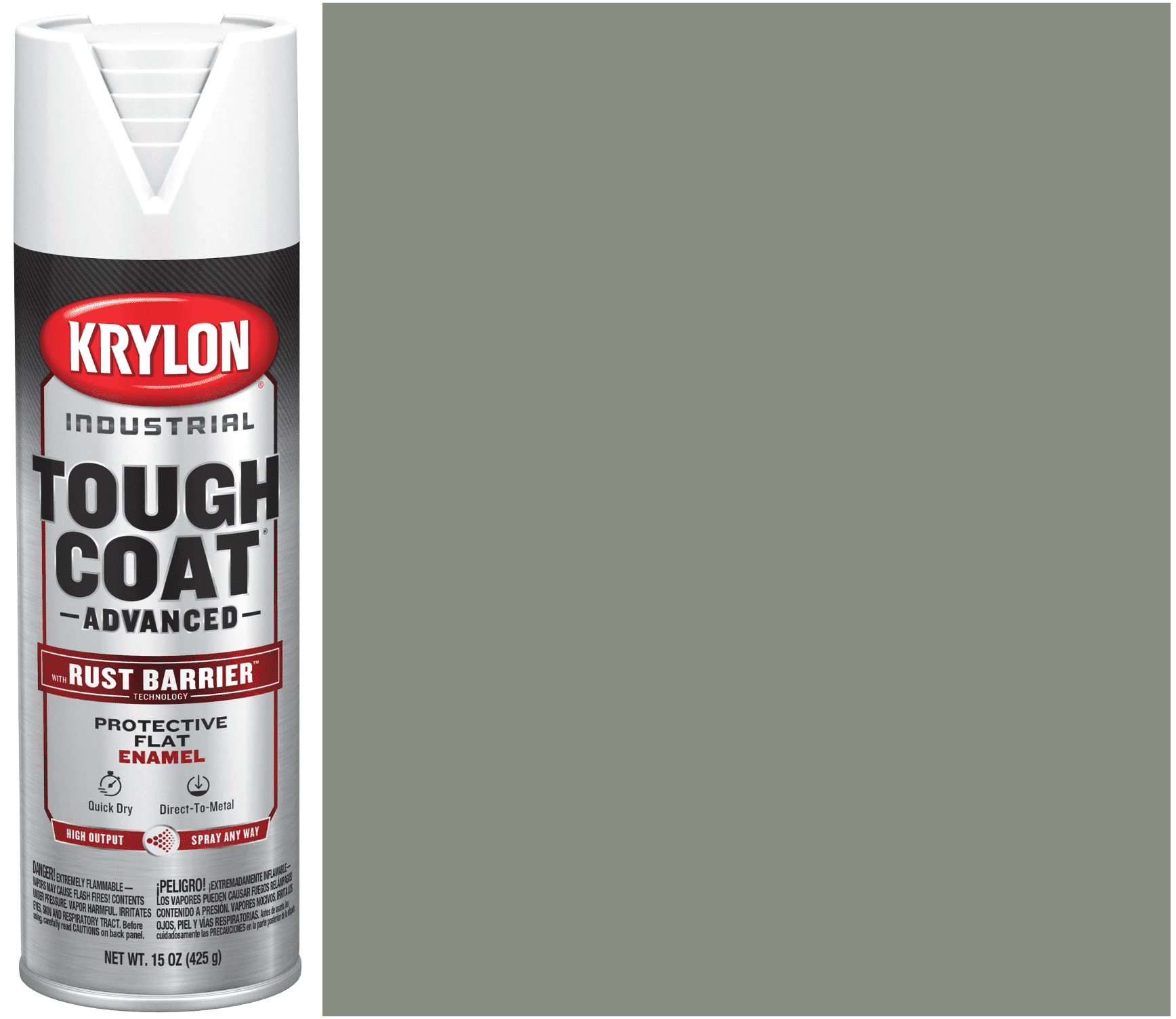 Picture of Paint Aerosol Tough Coat Advanced Krylon - Aluminum
