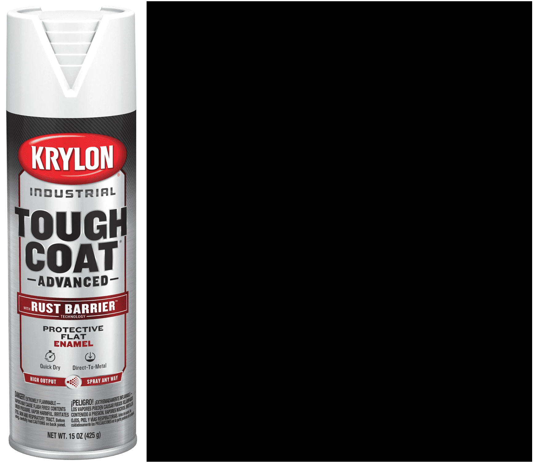 Picture of Paint Aerosol Tough Coat Advanced Krylon - Black High Heat