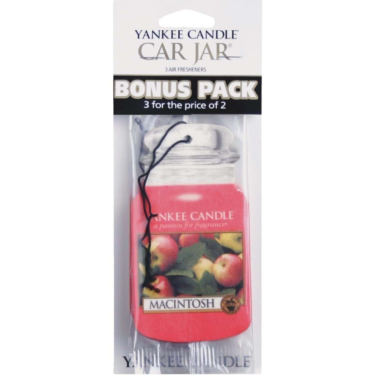 Picture of Yankee Candle Car Jar Classic Car Air Freshener - MacIntosh Scent