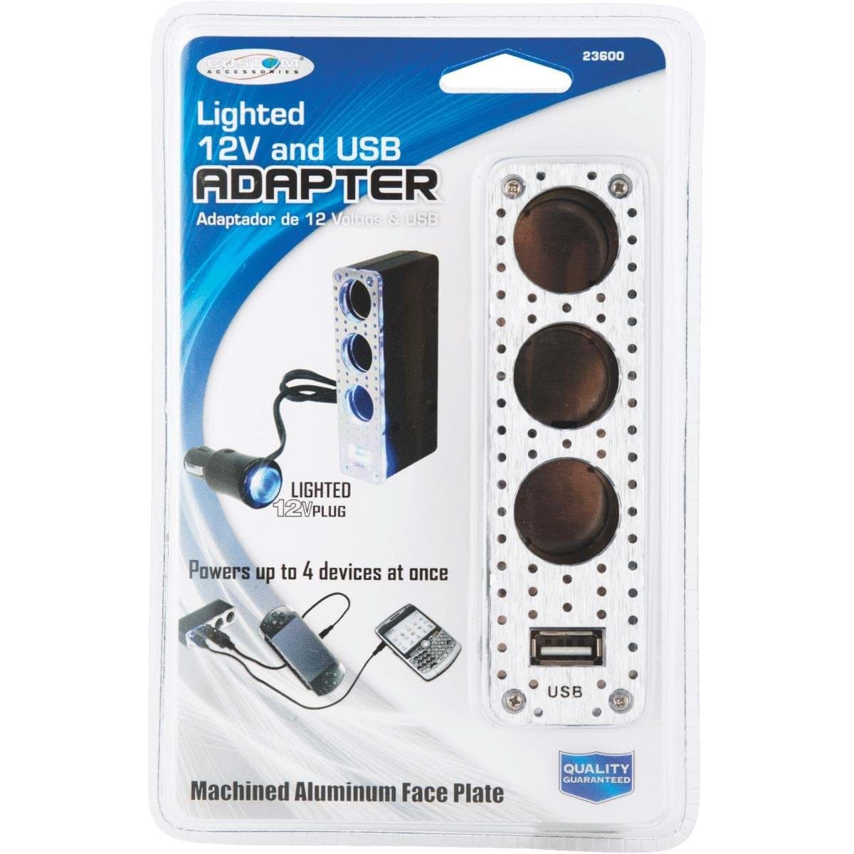 Picture of Triple Socket Adapter with USB