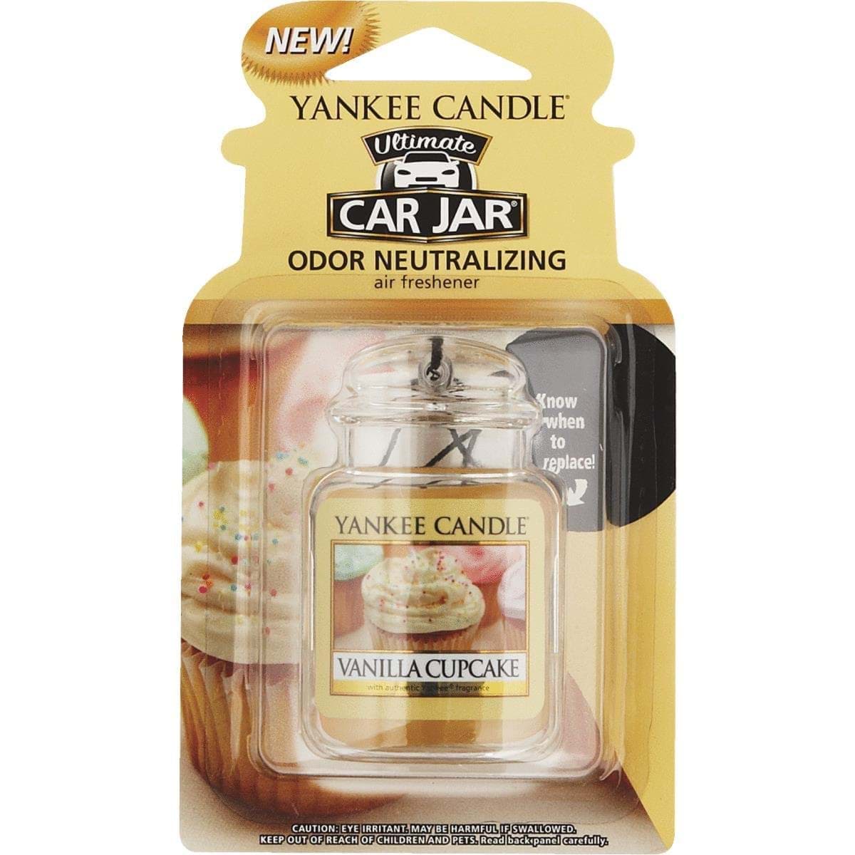 Picture of Yankee Candle Car Jar Ultimate Car Air Freshener - Vanilla Cupcake