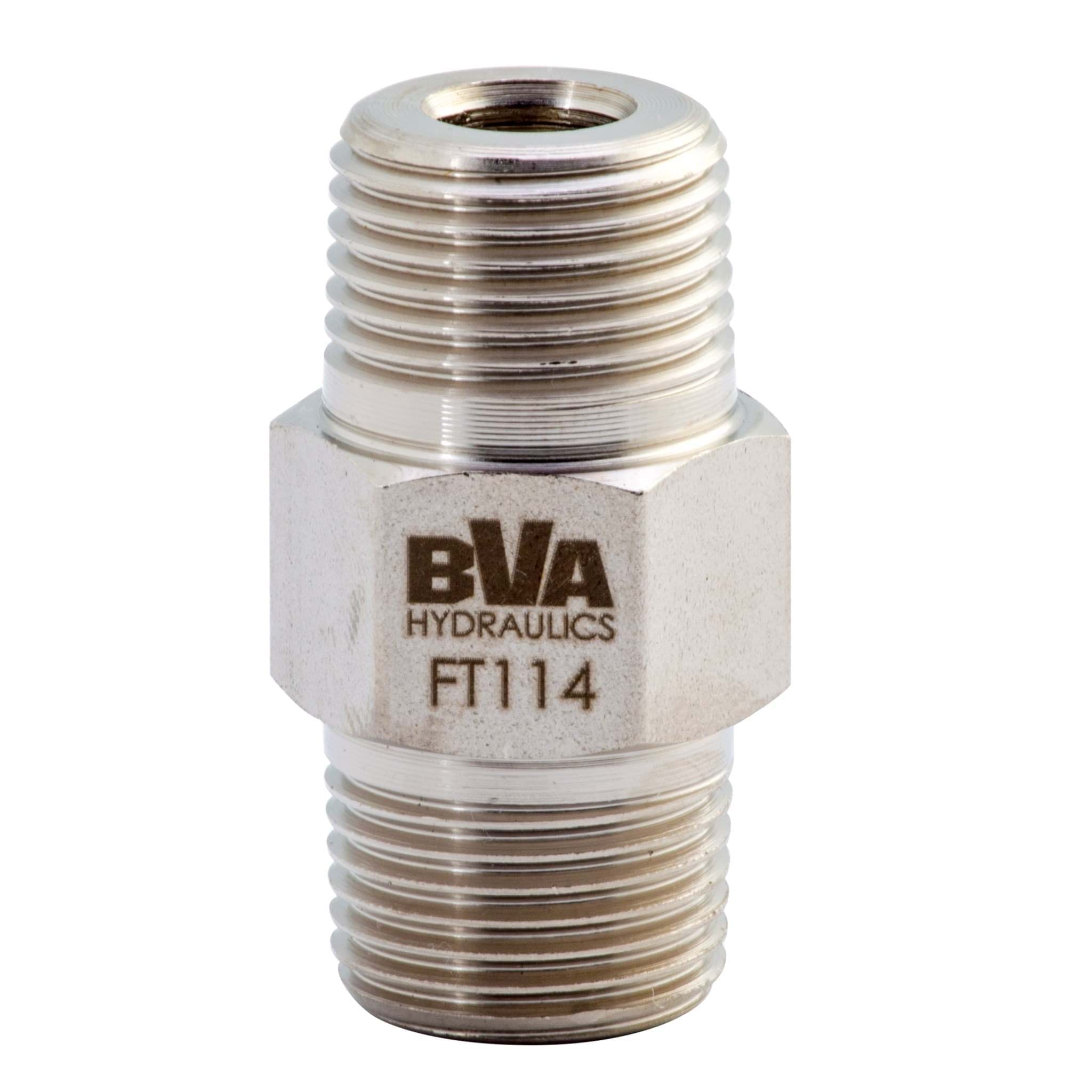 Picture of Fitting Hex Nipple 3/8"-18 NPTF Male x 3/8"-18 NPTF Male 10,000 PSI