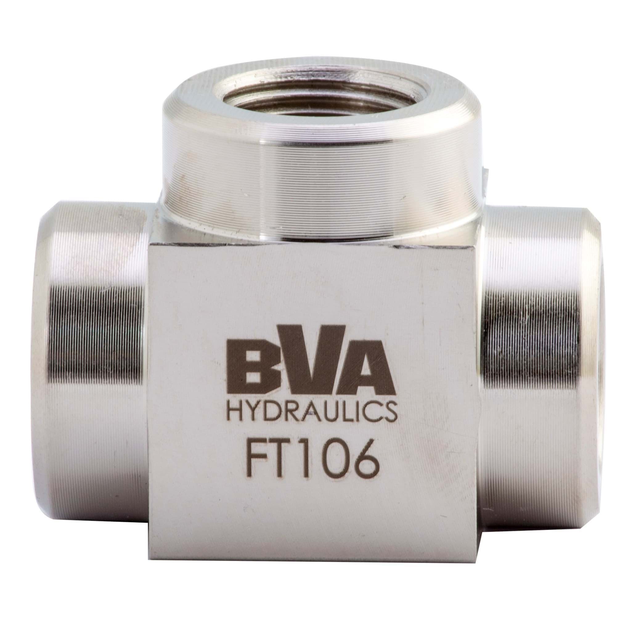 Picture of Fitting Tee 3/8"-18 NPTF 10,000 PSI