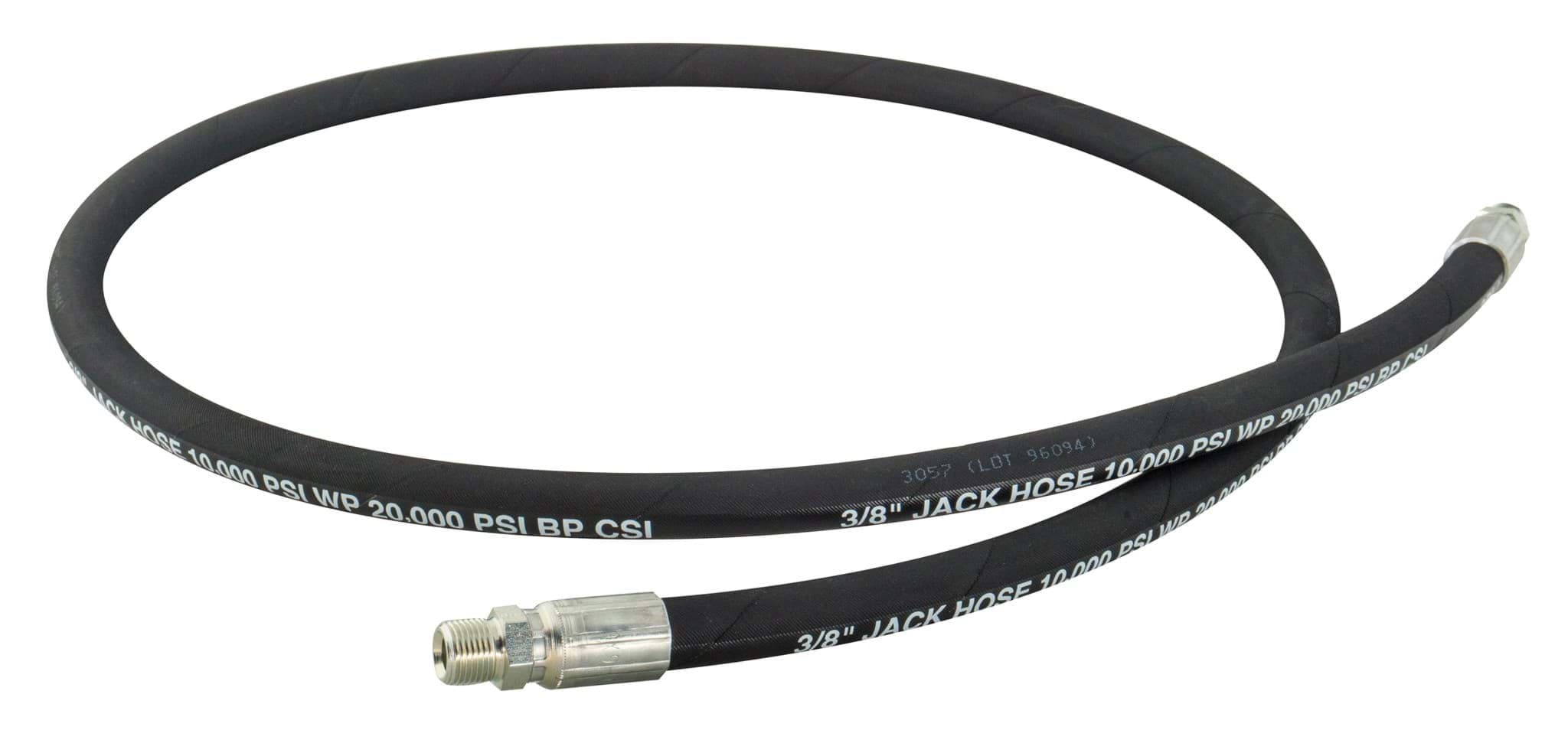 Picture of Hose Hydraulic Rubber 3/8"Id 10 Ft 3/8"-18 NPTF Ends - 10,000 PSI