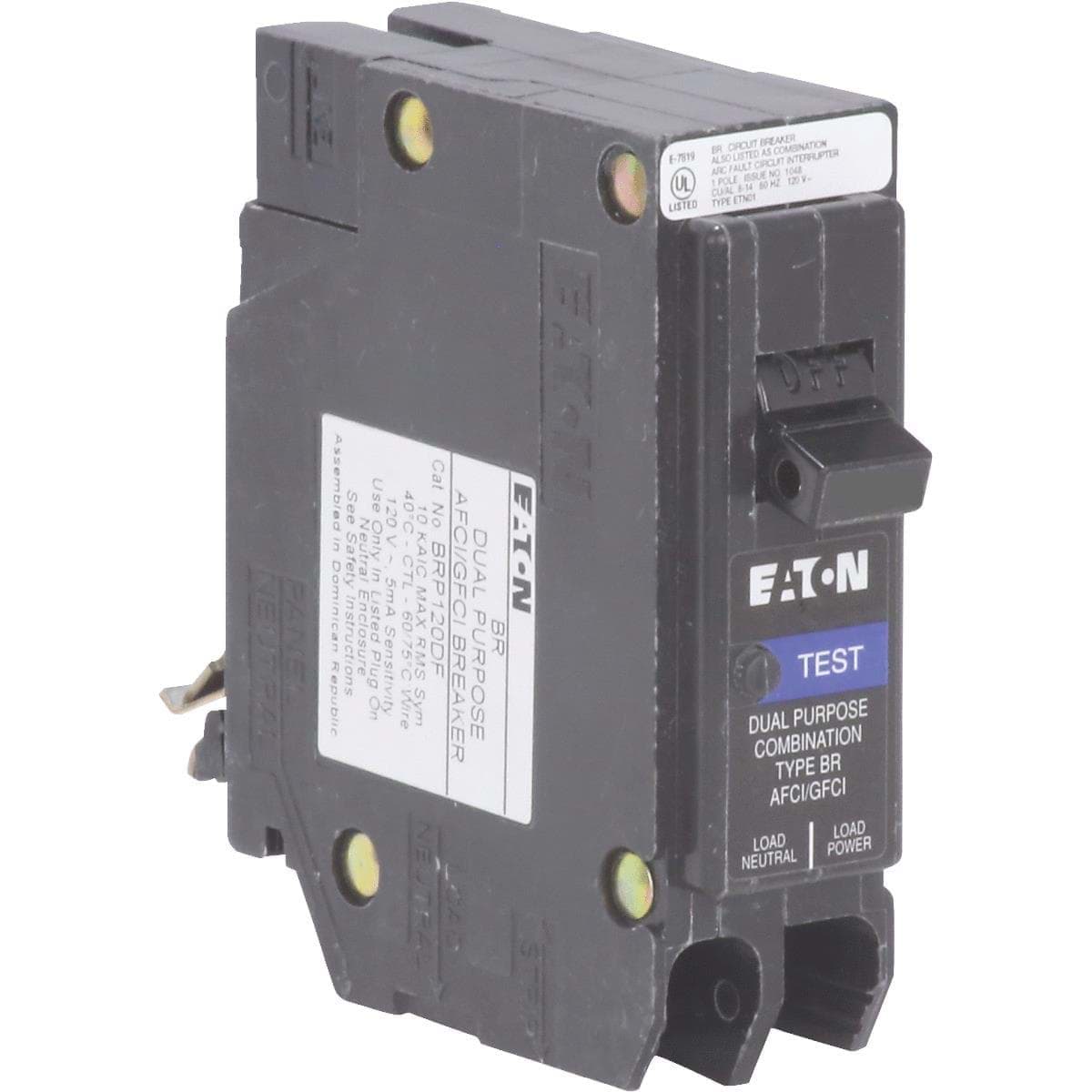 Picture of Eaton BR AFCI/GFCI Dual Function Breaker