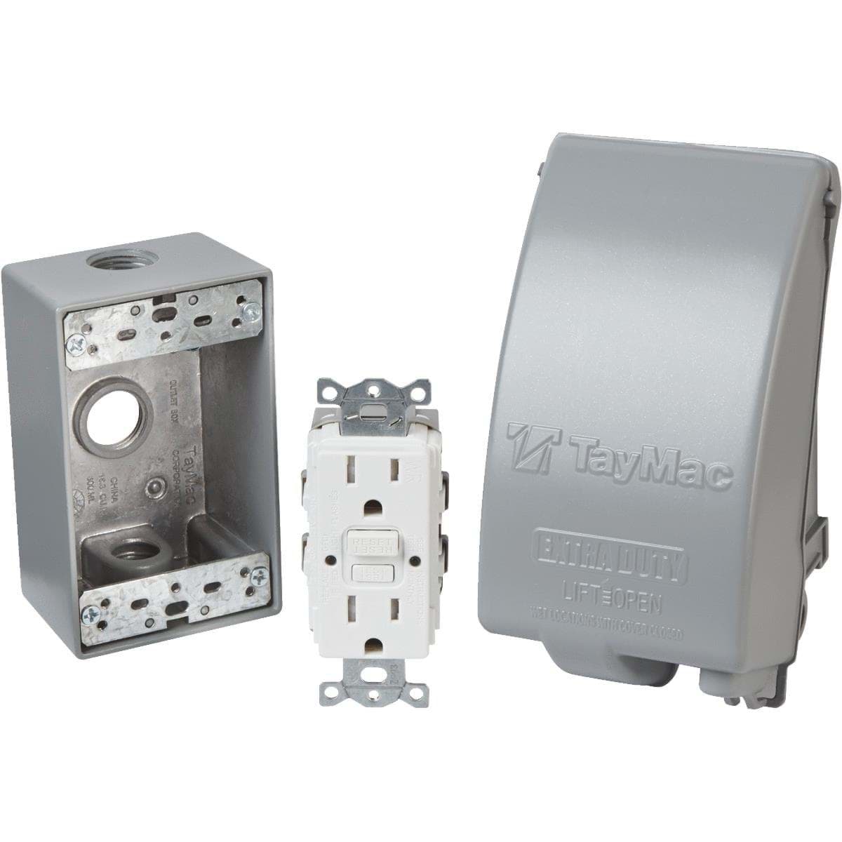 Picture of TayMac Weatherproof In-Use Outdoor GFCI Kit
