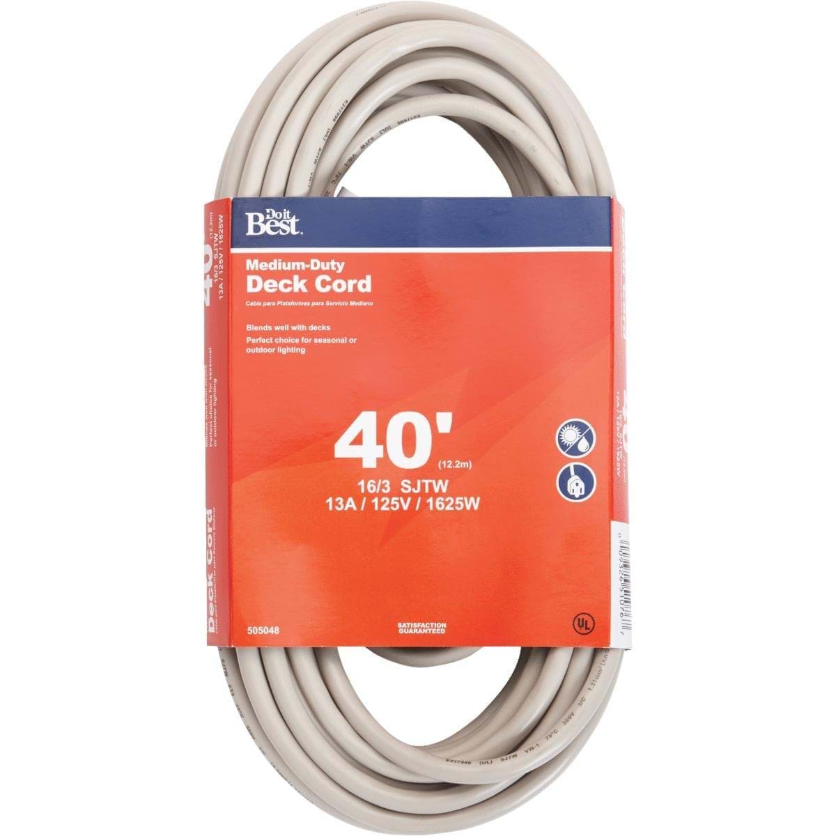 Picture of Do it Best 16/3 Medium-Duty Patio Extension Cord