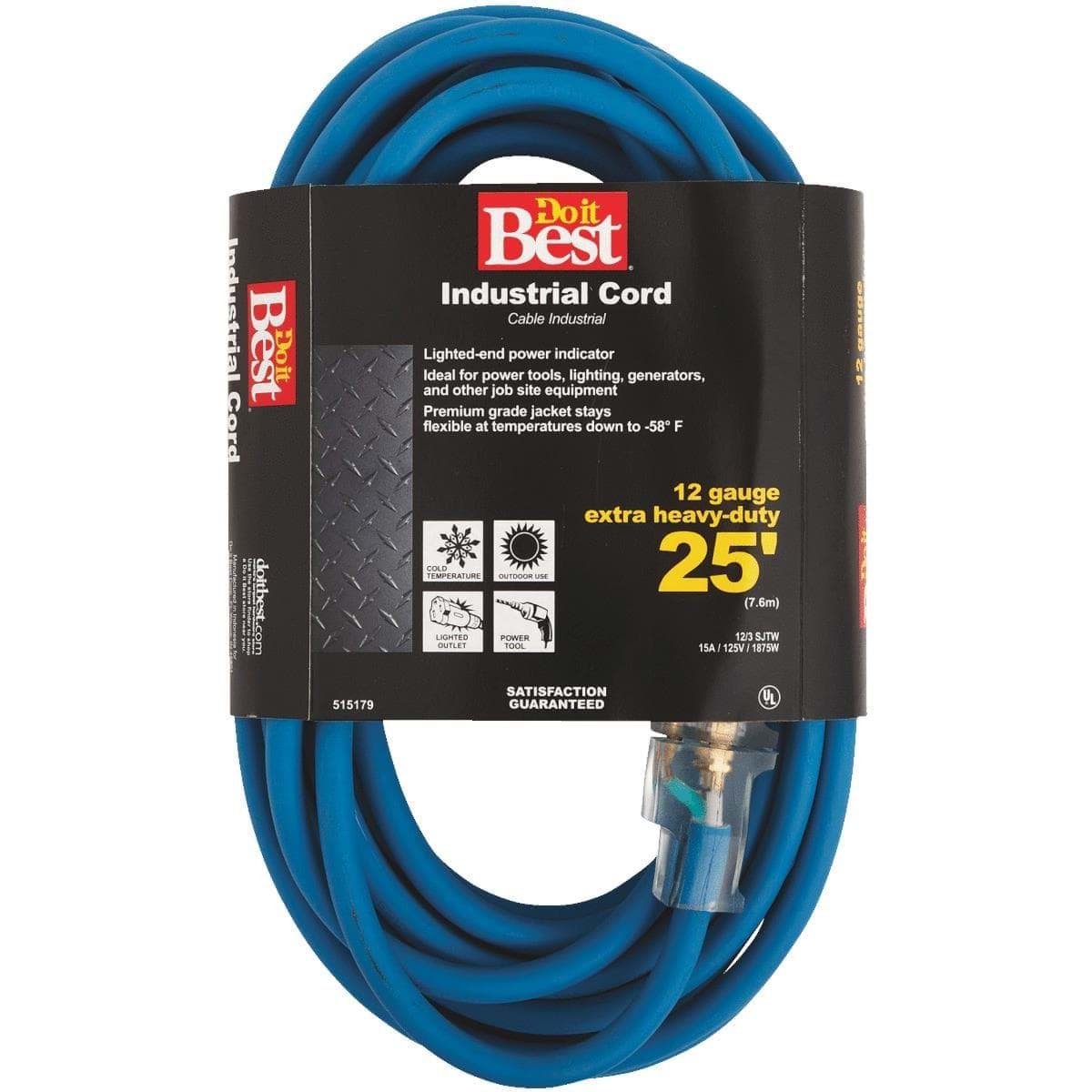 Picture of Do it Best 12/3 Industrial Outdoor Extension Cord