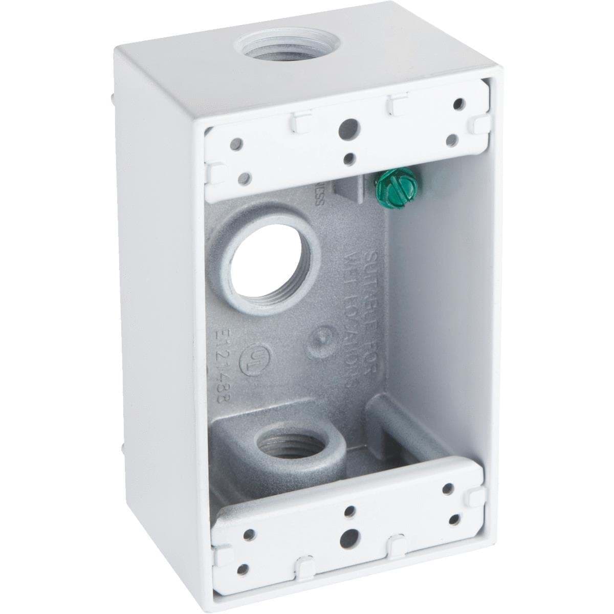 Picture of Bell Single-Gang Aluminum Weatherproof Outdoor Outlet Box