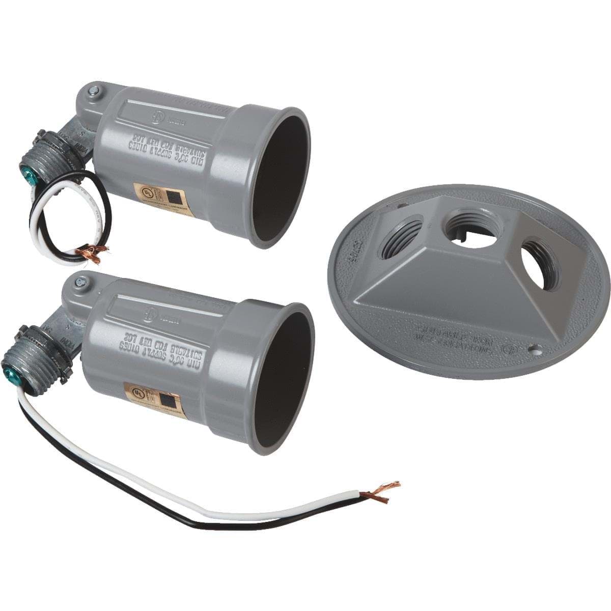 Picture of Bell Weatherproof Outdoor Lampholder With Round Cover