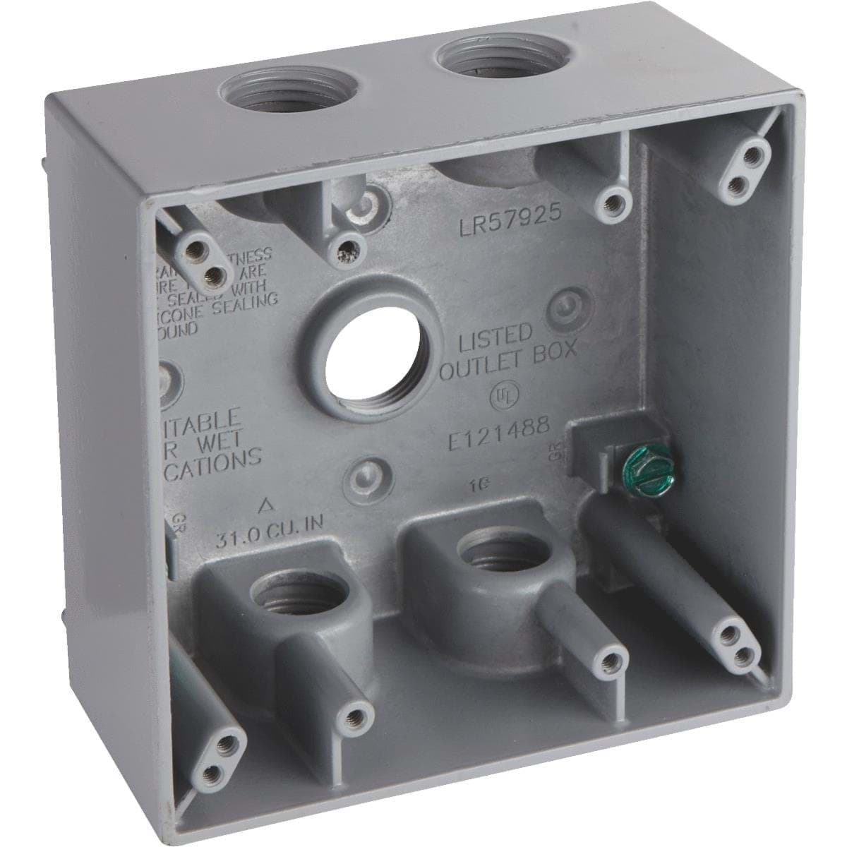 Picture of Bell Aluminum Weatherproof Outdoor Outlet Box