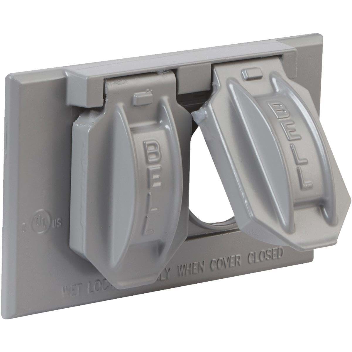 Picture of Bell Aluminum Weatherproof Outdoor Outlet Cover