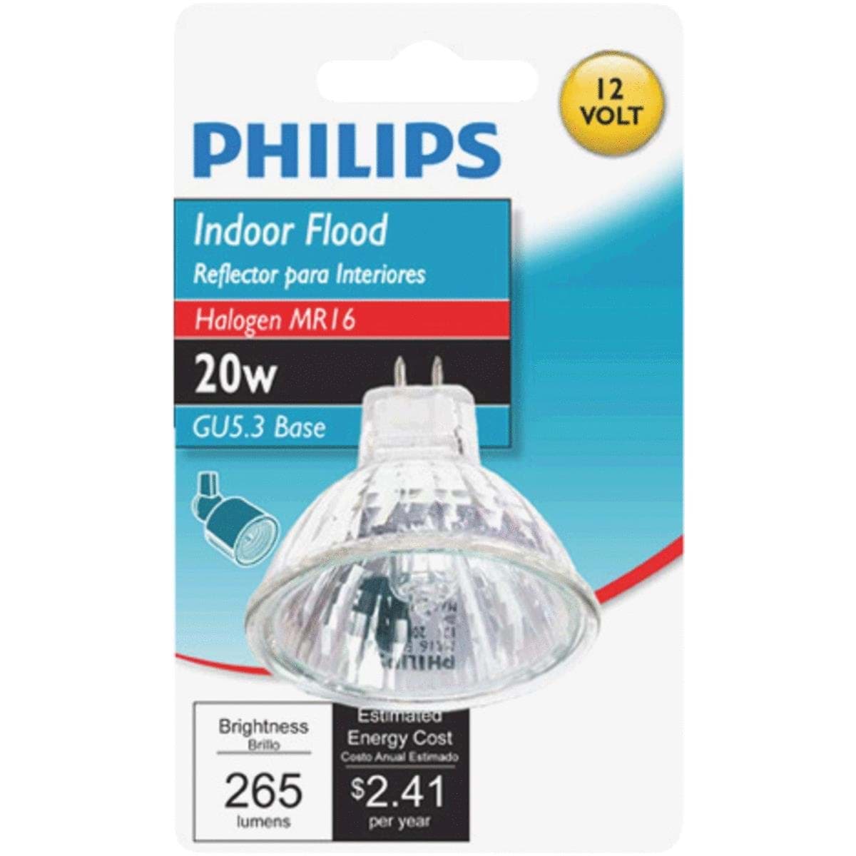 Picture of Philips MR11 Halogen Floodlight Light Bulb