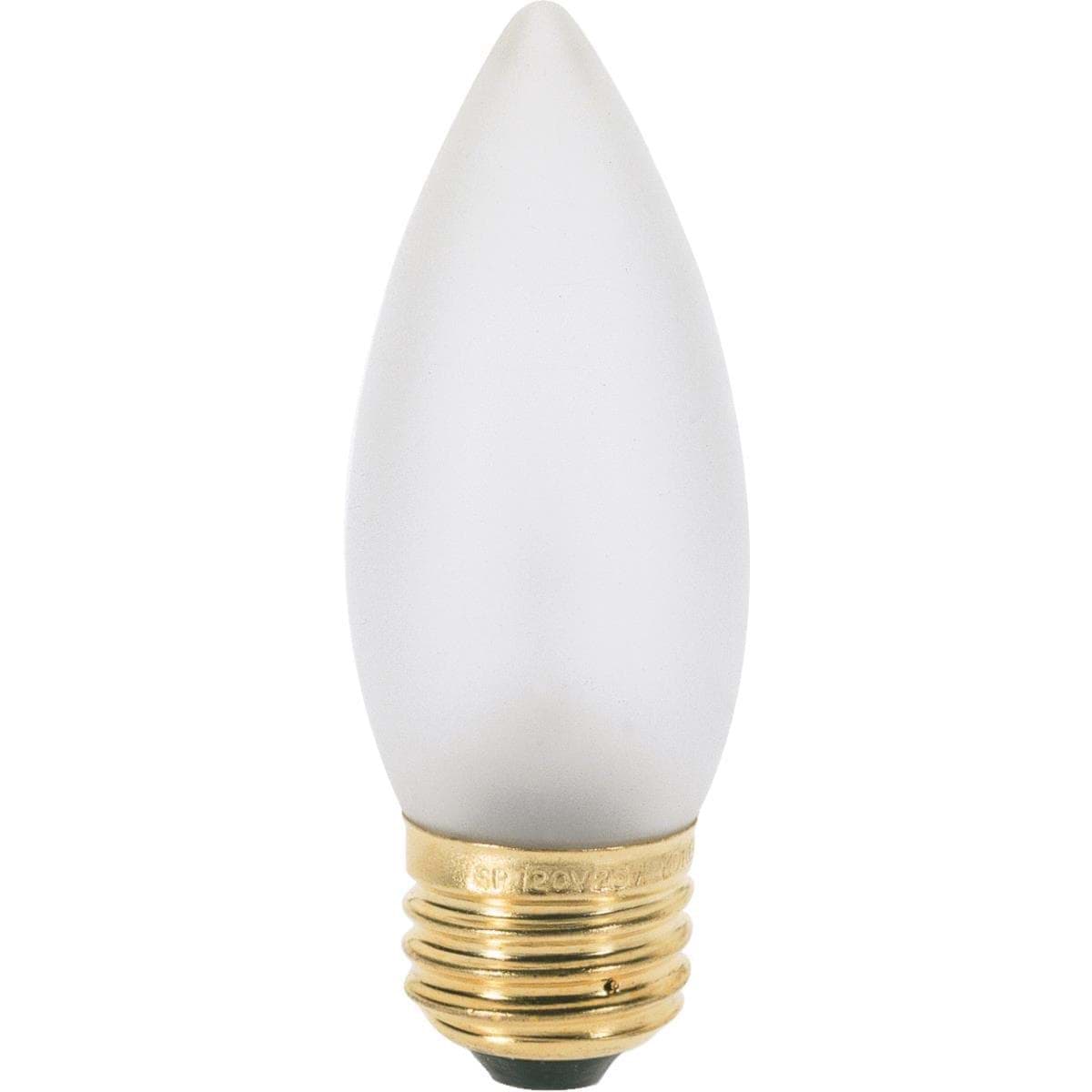 Picture of Satco Medium B11 Incandescent Decorative Blunt Tip Light Bulb