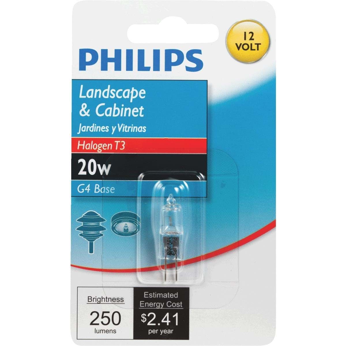 Picture of Philips T3 12V Halogen Special Purpose Light Bulb