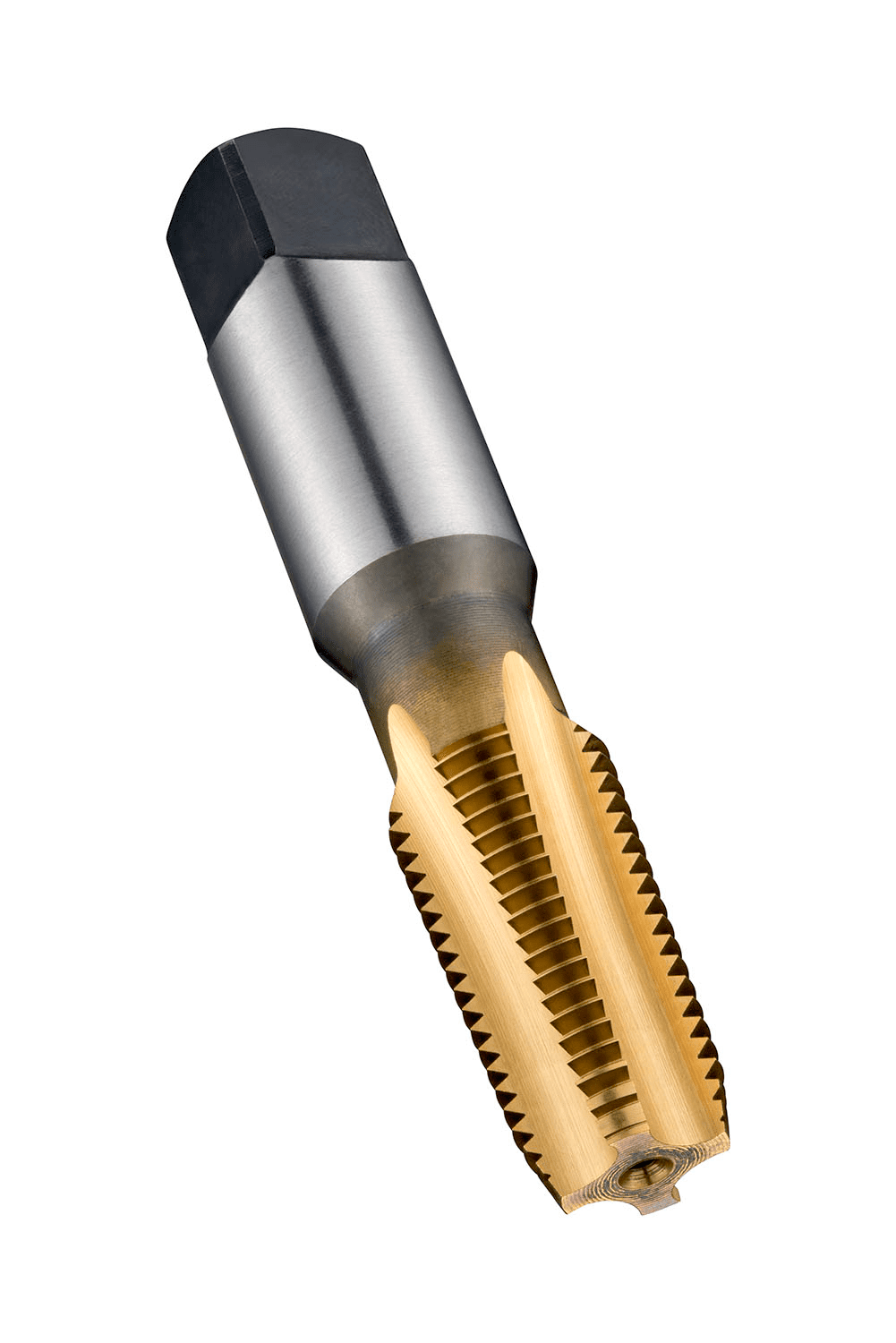 Picture of Straight Flute Tap with Chamfer Form C with a 2-3xP Plug Lead, for Thread NPT 1/2" with 14 TPI