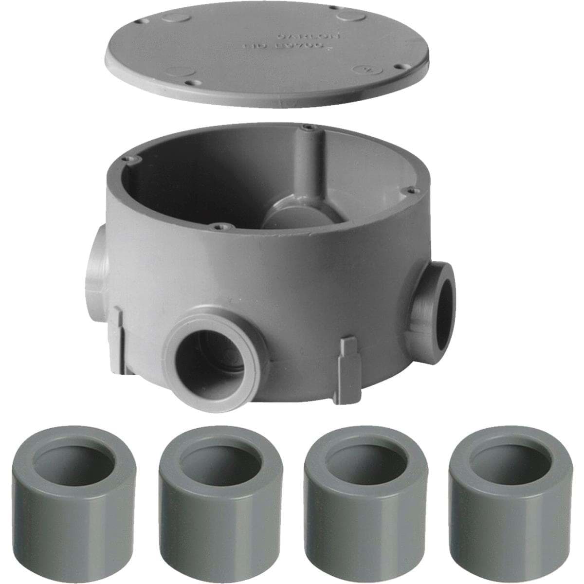 Picture of Carlon Round Junction Box - 1/2"-3/4"